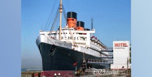 photo of Queen Mary ship moored at pier