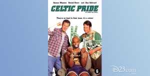 DVD movie poster for Celtic Pride (film) featuring Daniel Stern, Damon Wayans, and Dan Akroyd