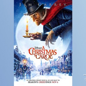 movie poster for Disney's A Christmas Carol