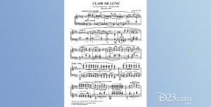 sheet music from Clair de Lune