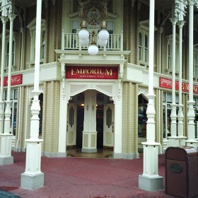 photo of entrance to Emporium at Disneyland