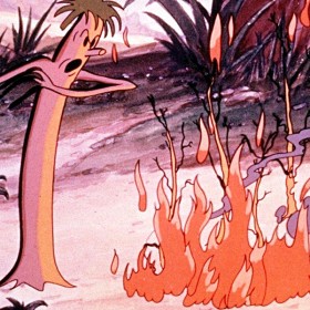 cel from cartoon Flowers and Trees