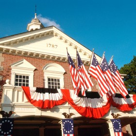 The Hall of Presidents attraction at Walt Disney World