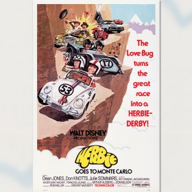 one-sheet poster for movie Herbie Goes to Monte Carlo