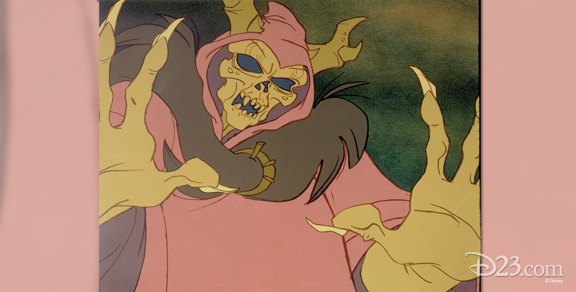 illustration of The Horned King from animated movie The Black Cauldron