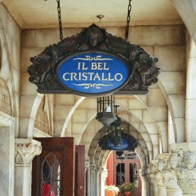 Il Bel Cristallo shop in the Italy showcase at Epcot center