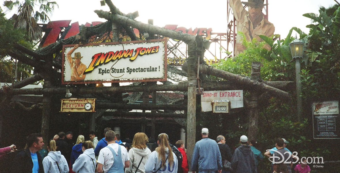 Disneyland attraction Indiana Jones Epic Stunt Spectacular