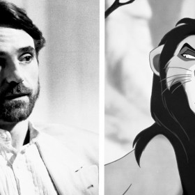 Jeremy Irons, the voice of Scar from the Lion King