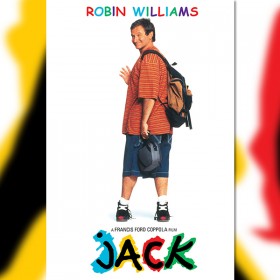 movie poster for Jack, featuring Robin Williams