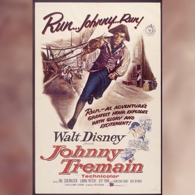 movie poster for Johnny Tremain (film)