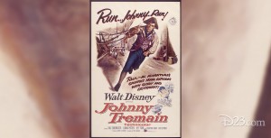 movie poster for Johnny Tremain (film)