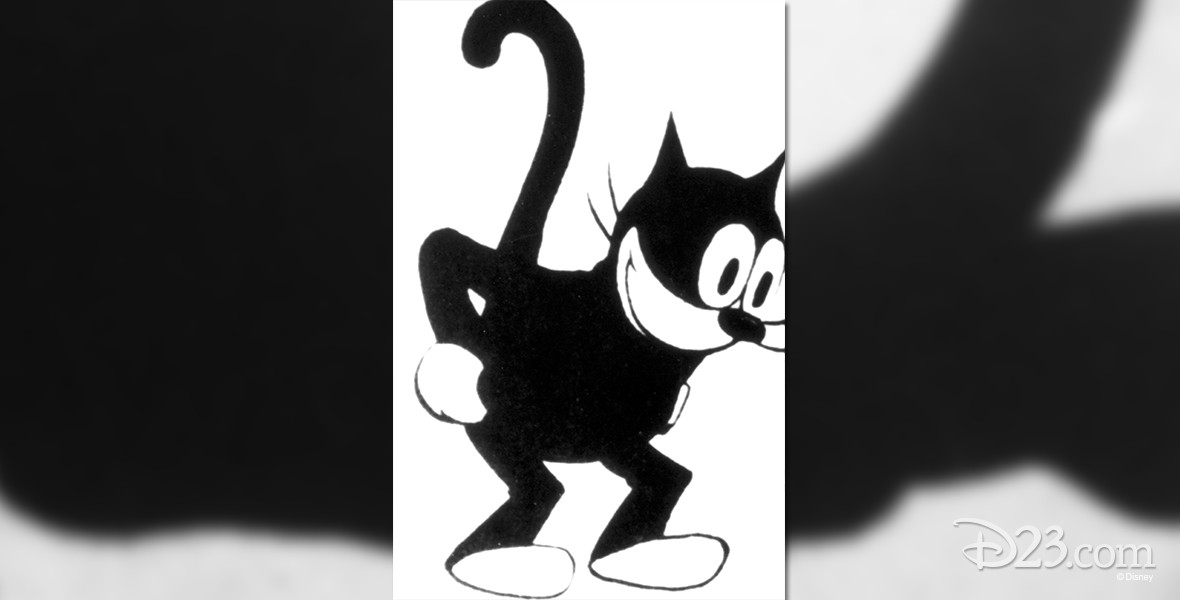 illustration of cartoon cat Julius from various Alice Comedies