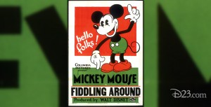 movie poster for Just Mickey cartoon