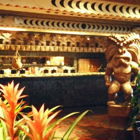 photo of interior of 'Ohana Restaurant in the Polynesian Resort at Walt Disney World