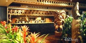 photo of interior of 'Ohana Restaurant in the Polynesian Resort at Walt Disney World