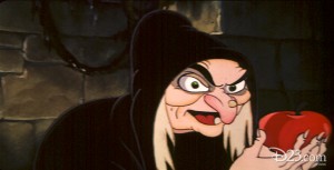 Character in Snow White and the Seven Dwarfs; voiced by Lucille LaVerne.