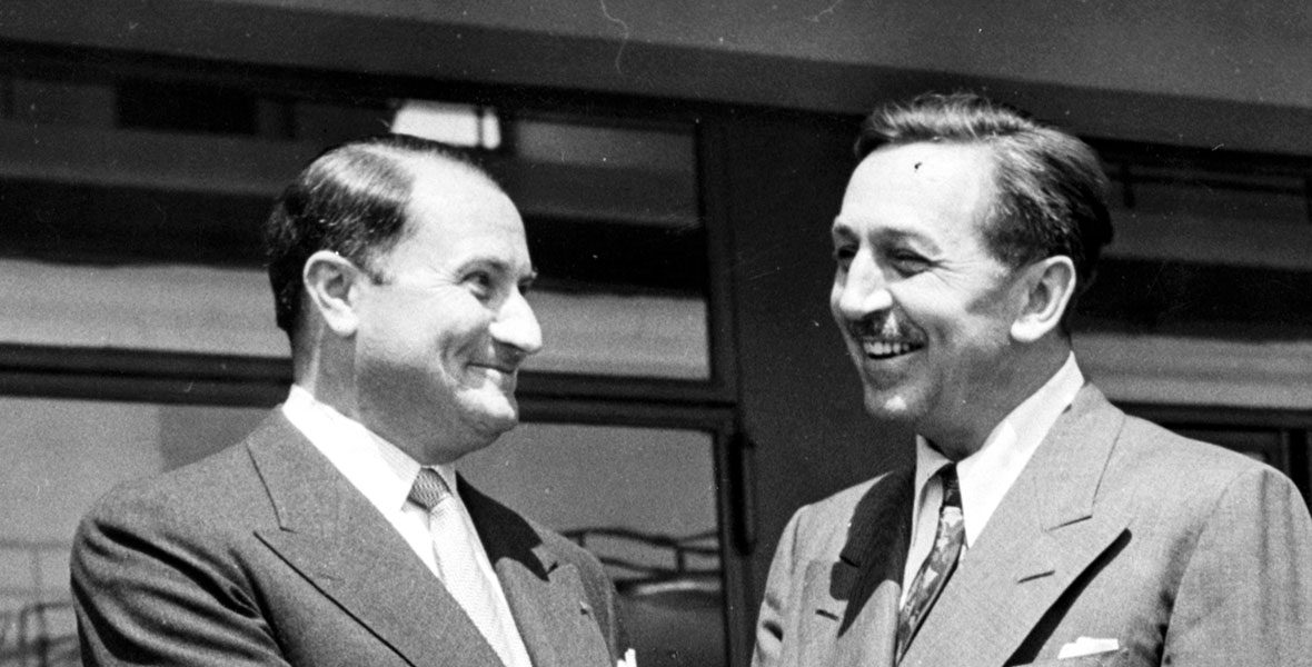 Armand Palivoda with Walt Disney