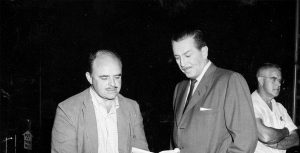 Bill Walsh with Walt Disney