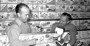 Jack Hannah with Donald Duck