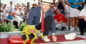 Jim Henson with Kermit the Frog