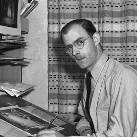 Ken O’Connor at a desk