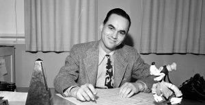 Paul Smith at his desk