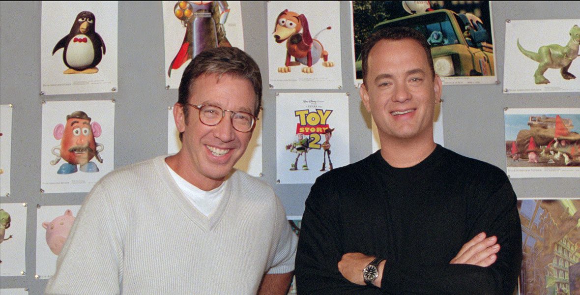 Tim Allen with Tom Hanks