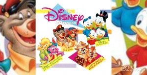 logo art for Disney Afternoon featuring all the characters