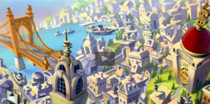 Duck Tales Duckburg Background Art