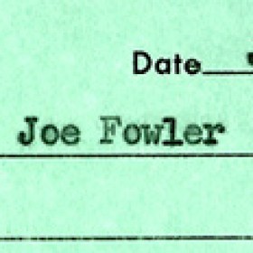 typewritten memo dated dated July 11, 1955 from Joe Fowler to Jack Evans announcing Mickey Mouse floral for Disneyland entrance