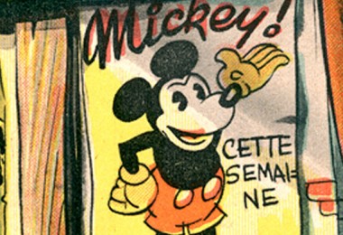 illustration of Mickey Mouse in Las Vengeance Des Chats