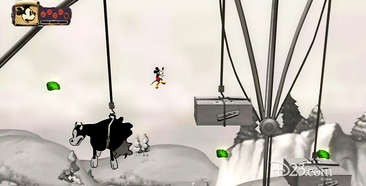 screen still from video game Epic Mickey