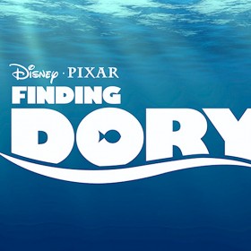 title art for animated feature Finding Dory