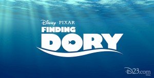 title art for animated feature Finding Dory