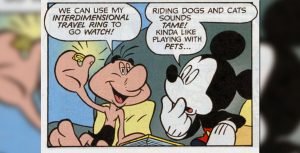 Eega Beeva and Mickey Mouse