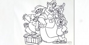 Sketch of TaleSpin Characters