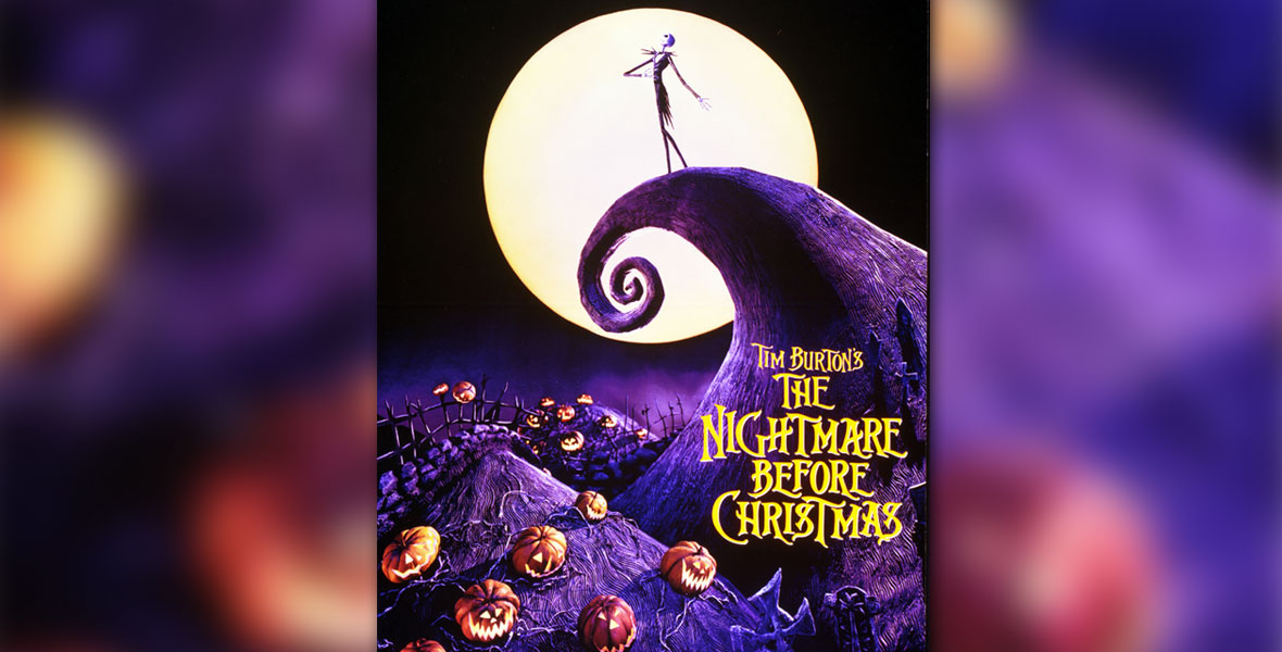 Poster for Tim Burton's A Nightmare Before Christmas