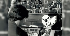 Disney arranger and composer George Wilkins writing for the Country Bear Christmas Special