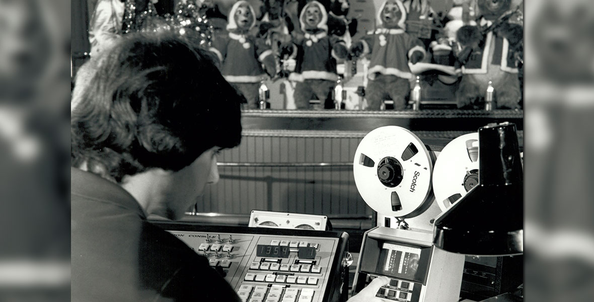 Disney arranger and composer George Wilkins writing for the Country Bear Christmas Special