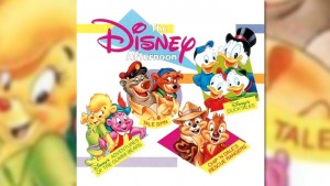 logo art for Disney Afternoon featuring all the characters