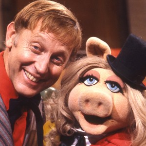 photo of Wally Boag with Miss Piggy on The Muppets