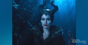 production still from Maleficent featuring Angelina Jolie as eponymous role