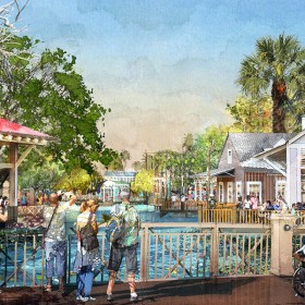 photo of resort area in Walt Disney World, Disney Springs