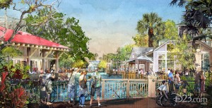 photo of resort area in Walt Disney World, Disney Springs