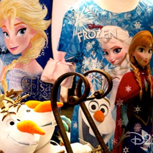 photo of basket of Olaf toys at Anna and Elsa's Boutique in Downtown Disney