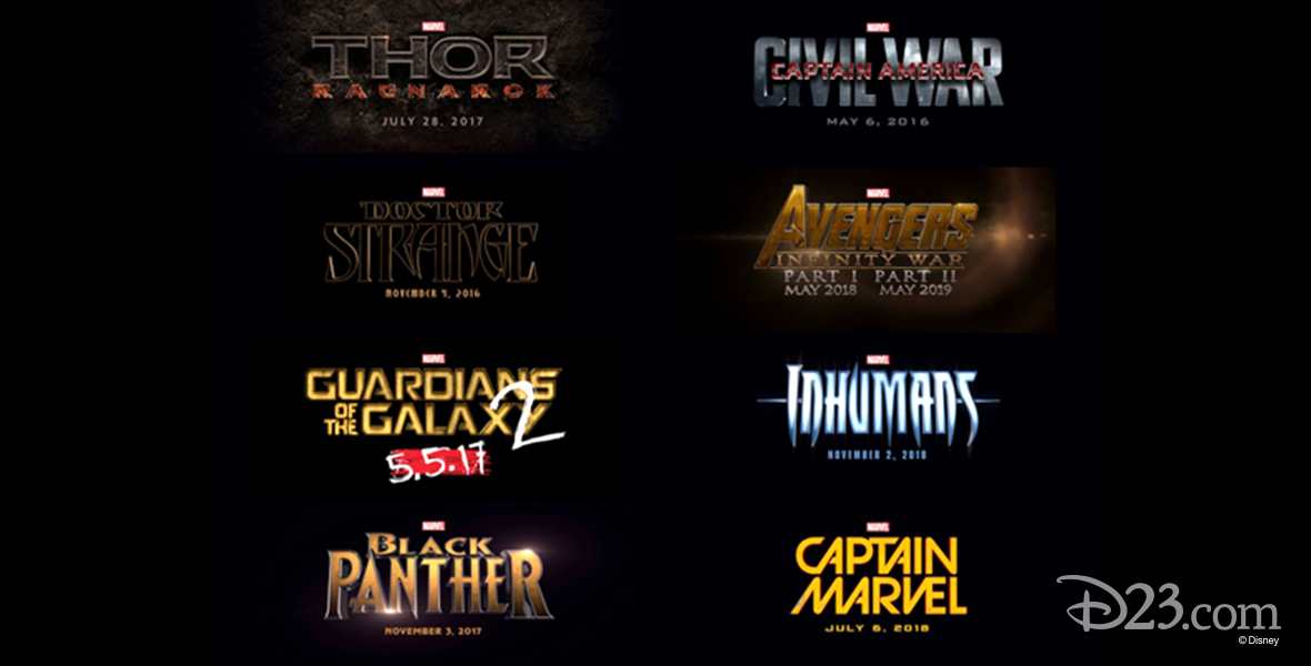 A Glimpse At Marvel s 9 New Films Through 2019 D23