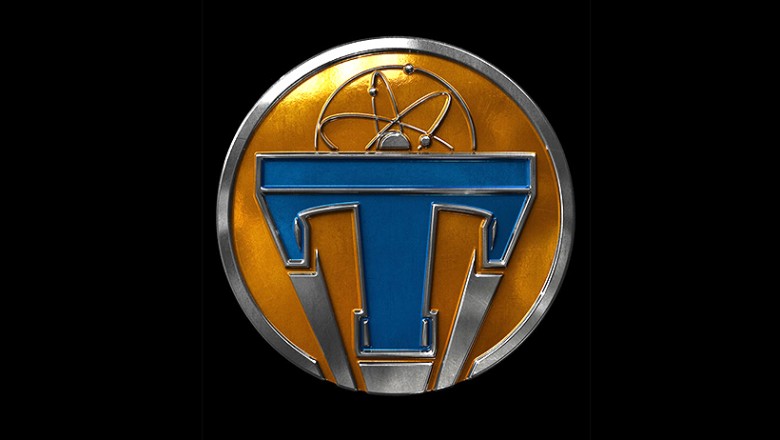 logo and teaser poster for Tomorrowland