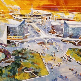 1967 Disneyland Tomorrowland concept art