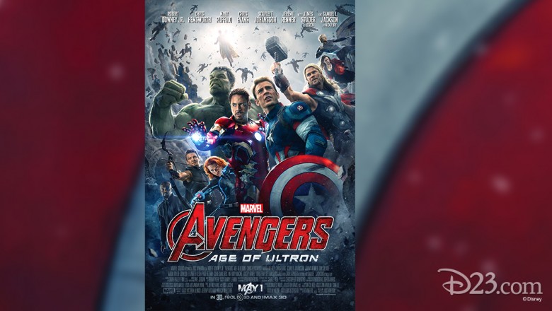 one-sheet movie poster for Avengers: Age of Ultron