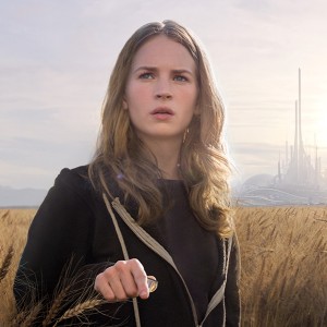 still frame of Britt Robertson in the movie Tomorrowland